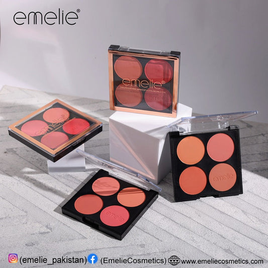 Emelie Professional Makeup 4 Color Palette