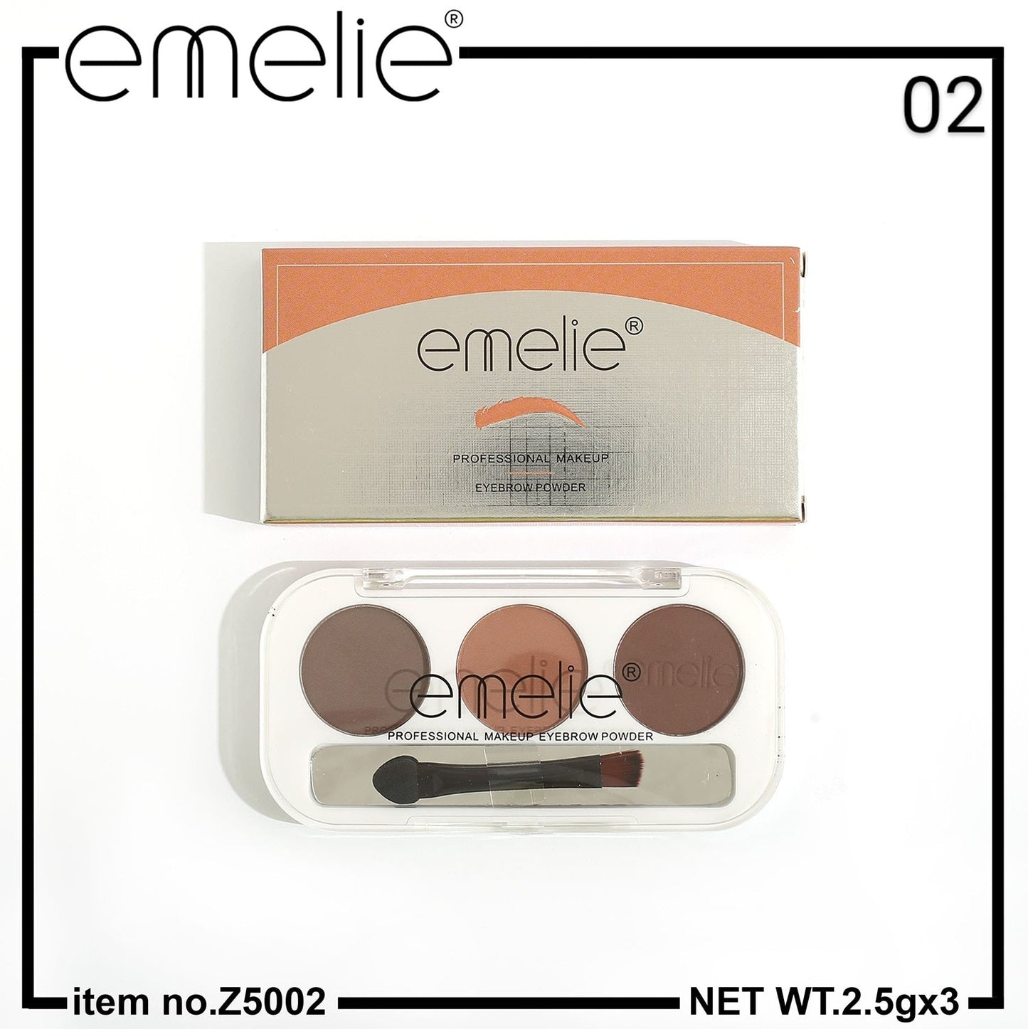 Emelie Professional Eyebrow Powder