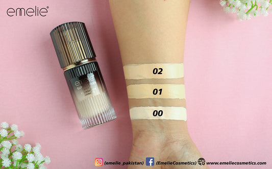 Emelie Super Cover Silky Foundation 24H Matte - 40ml