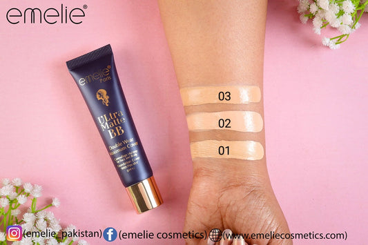 Emelie Ultra Matte BB Foundation Tube - 45g