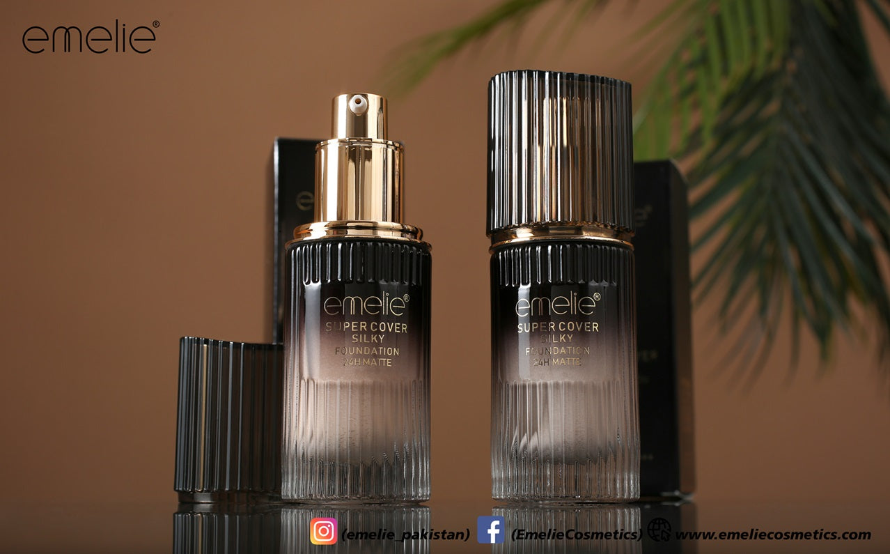 Emelie Super Cover Silky Foundation 24H Matte - 40ml