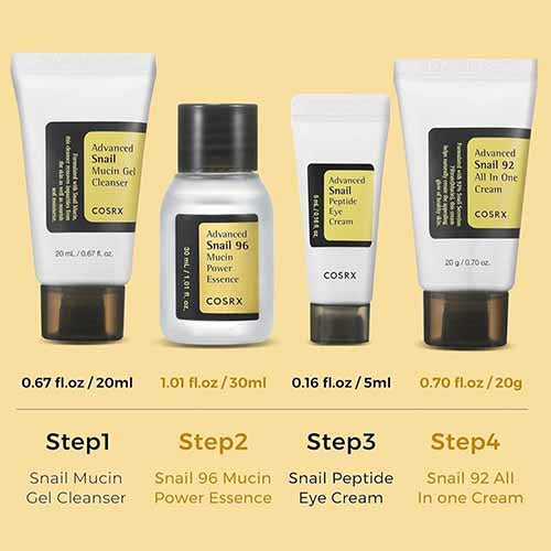 COSRX Snail Repair Trial Kit -4 Pcs