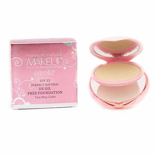 Emelie SPF 35 Perfect Natural UV Oil-Free Foundation Two Way Cake