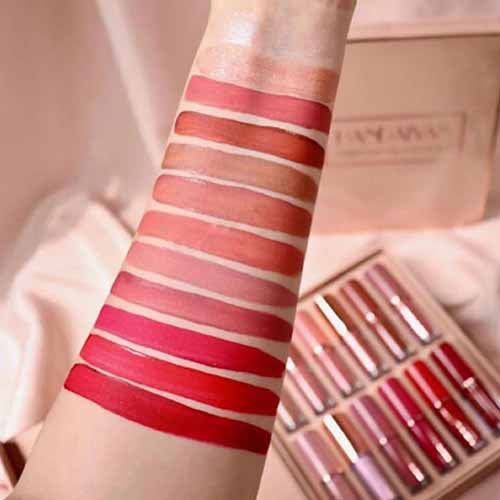 Handaiyan Matte Magic: 12-Color Liquid Lipstick Set (Origional)