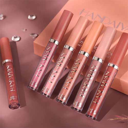 HANDAIYAN MATTE LIP GLOSS KIT - 06 COLOR -(ORIGIONAL)