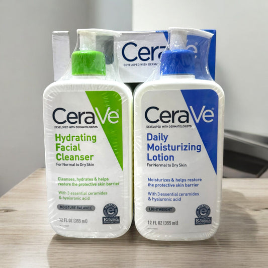 CeraVe Daily Moisturizing Lotion & Hydrating Cleanser Multi pack 236ml