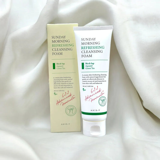 Axis-Y Sunday Morning Refreshing Cleansing Foam 120ml - Korea