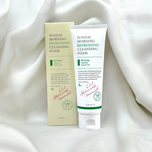 Axis-Y Sunday Morning Refreshing Cleansing Foam 120ml - Korea