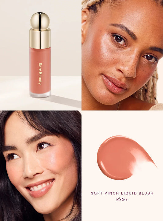 Rare Beauty liquid Blush Glitefy