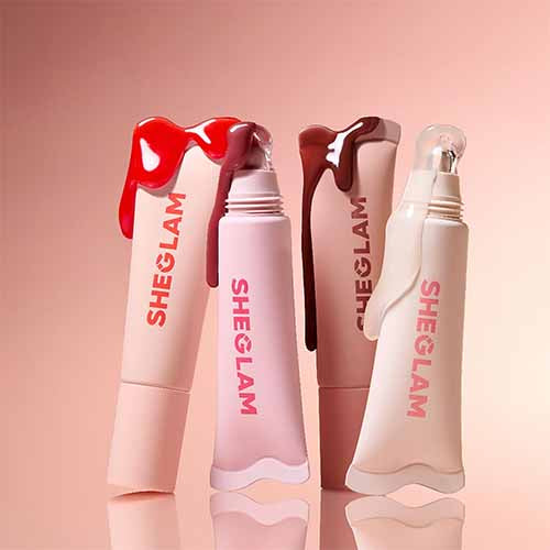 SHEGLAM Crystal Glaze Moisturizing Lip Gloss 10ml - Pack of 4