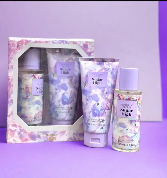 VICTORIA SECRET Sugar High Body Lotion & Mist Set