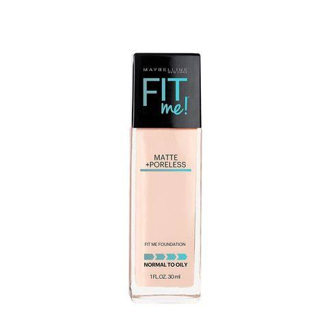 Maybelline Ny New Fit Me Matte + Poreless Liquid Foundation (112 Natural Ivory) 30Ml