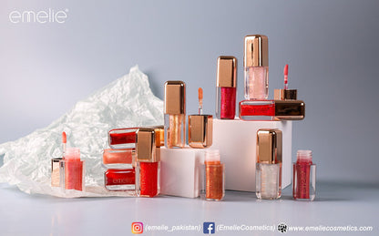 Emelie Sparkling Mirror Lip Gloss - 1pc