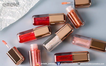 Emelie Sparkling Mirror Lip Gloss - 1pc