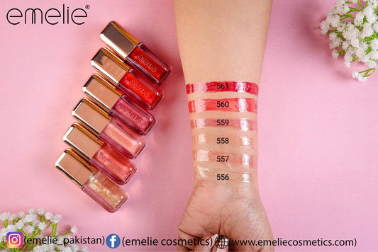 Emelie Sparkling Mirror Lip Gloss - 1pc