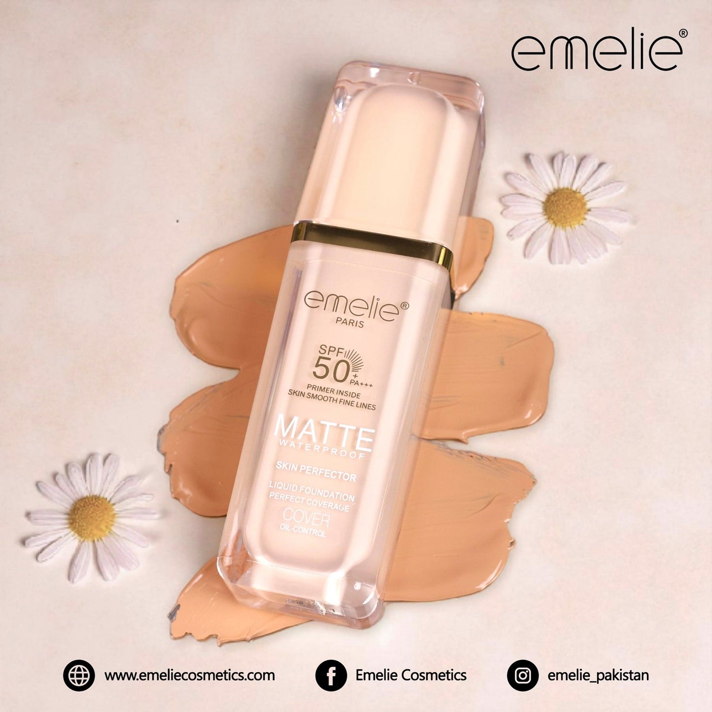 Emelie spf50 Foundation with primer
