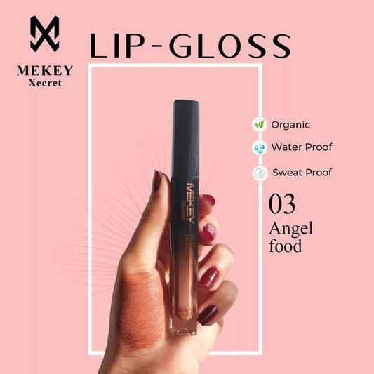 Mekeyxecret Velvet Matte Lip Gloss: 12 Shades for Luxe Lips – Shade # 3 Angel Food
