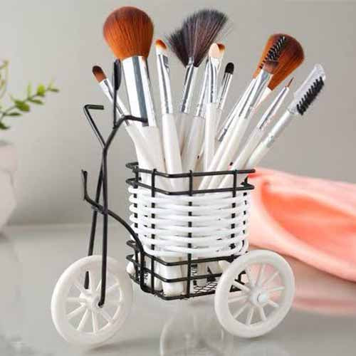 BN Beauty Naked Cycle 12-Piece Makeup Brush Set – Bicycle Style, Complete Face & Eye Brush Set
