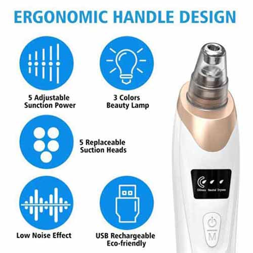 Pro-Grade Pore Vacuum Cleaner |Blackhead Remover | Deep Cleanse, Radiant Skin