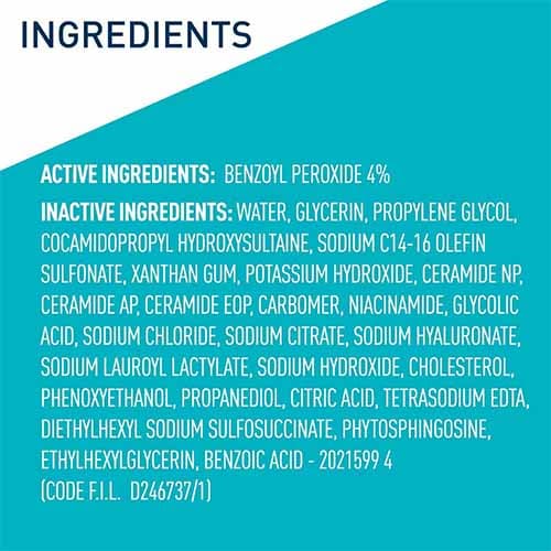 CeraVe Acne Foaming Cream Cleanser – 150ml