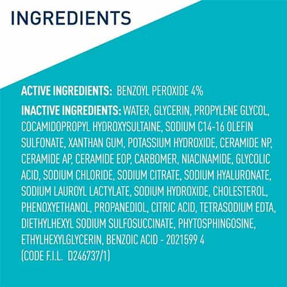 CeraVe Acne Foaming Cream Cleanser – 150ml