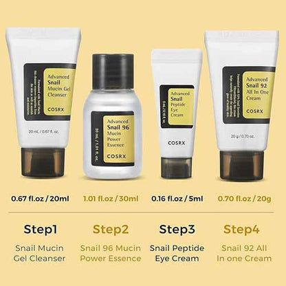 COSRX Snail Repair Trial Kit -4 Pcs