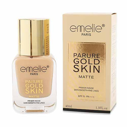 Emelie Parure Gold Skin Matte Foundation - 40ml