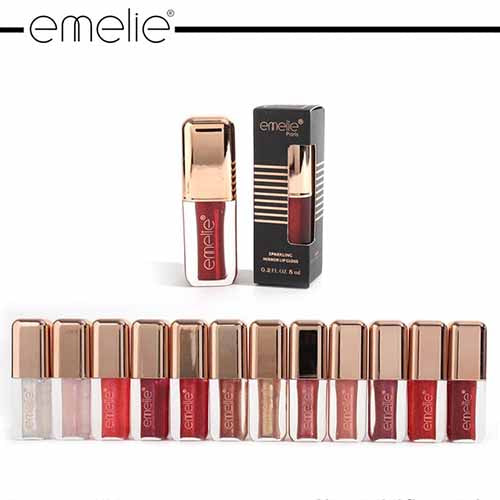 Emelie Sparkling Mirror Lip Gloss - 1pc