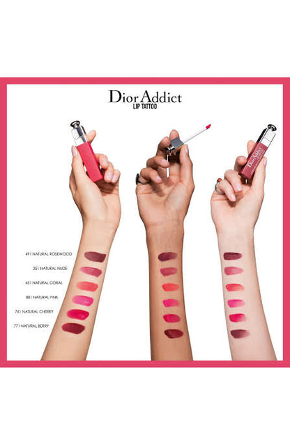 DIOR Addict lip tint , 451 Natural Coral