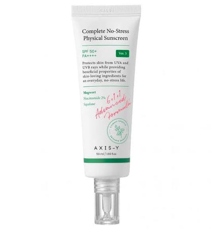 Axis-Y Complete No-Stress Physical Sunscreen SPF50+ PA - Korea