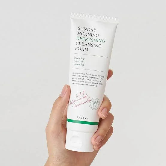 Axis-Y Sunday Morning Refreshing Cleansing Foam 120ml - Korea