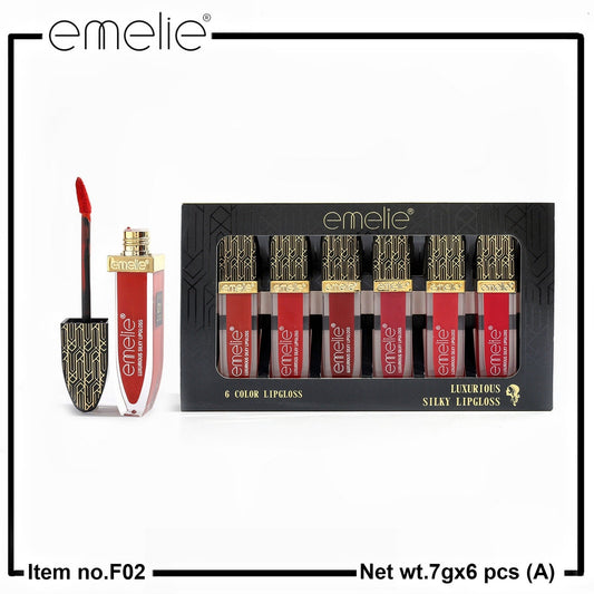 Emelie Silky Lip Gloss (6pc Set)