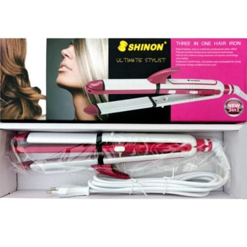 Shinon 3-in-1 Hair Straightener & Curler – Ceramic Hair Styler